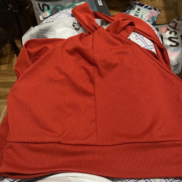 Brand new Halter cris cross neck toe open back with Tie back around neck - Picture 5 of 5